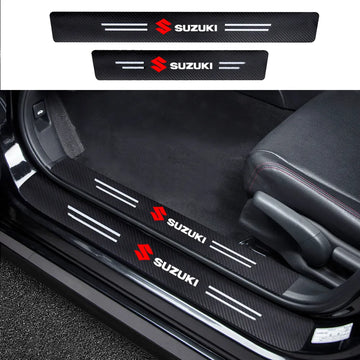 EmblazeR - Carbon Fiber Door Sill Protector 9Pcs